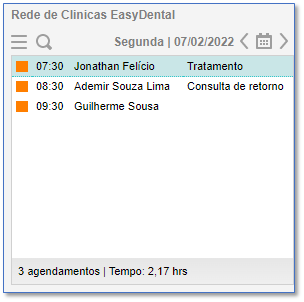 Próximos agendamentos